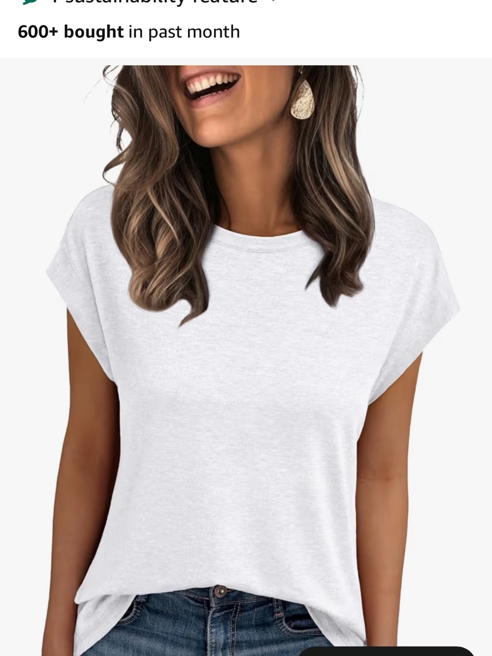 Everyday Relaxed Crewneck Tee - White